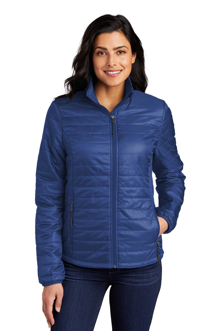 Port Authority® Women's Packable Puffy Jacket L850 - Cobalt Blue - XS