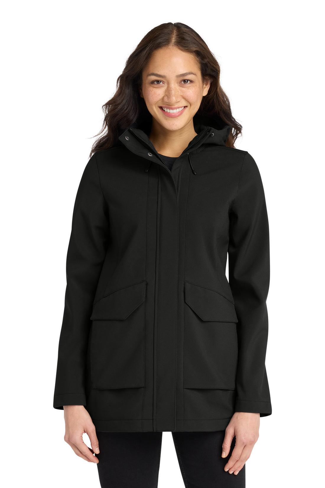 Port Authority® Women's Collective Outer Soft Shell Parka L919 - Deep Black - 3XL