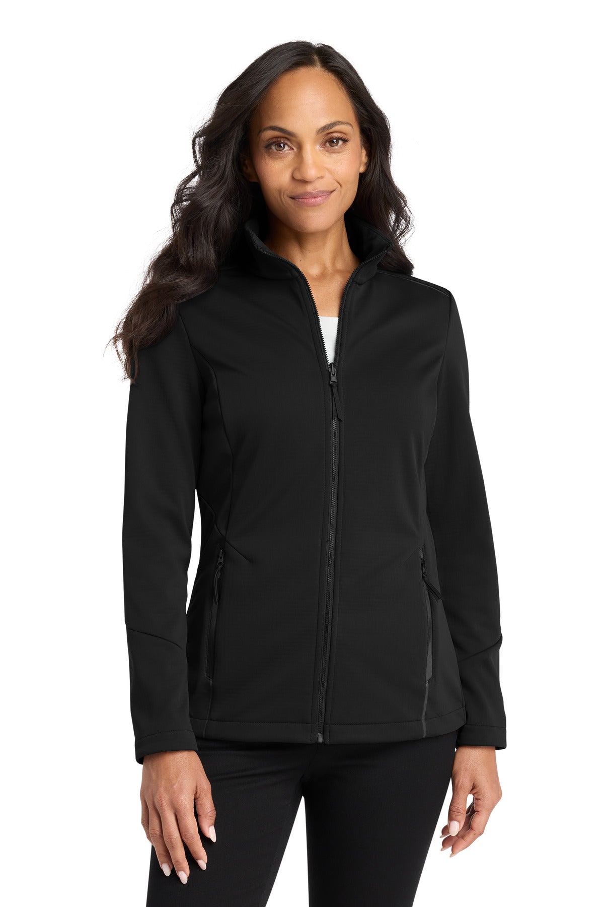 Port Authority® Women's Collective Tech Soft Shell Jacket L921 - Deep Black - 3XL