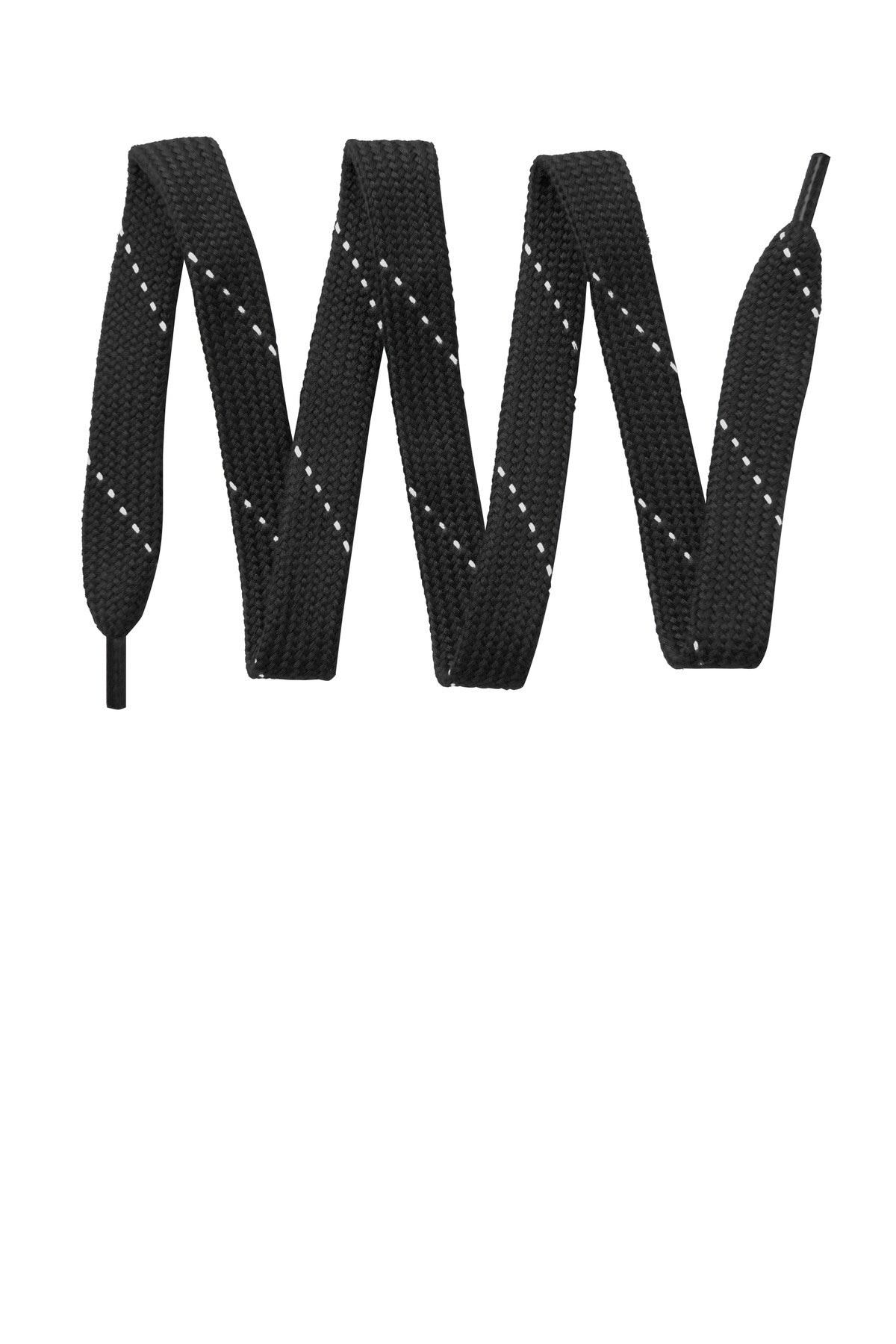 Sport-Tek® Laces. LACE - Black/ White - OSFA