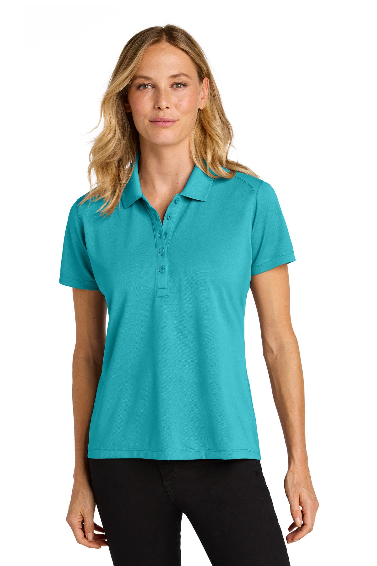 Port Authority® Women's Wearever Performance Pique Polo LK240 - Aquamarine - 3XL