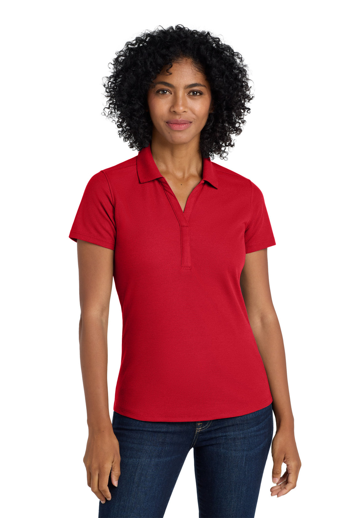 Port Authority ® Women's EZPerformance  Pique Polo. LK600 - Apple Red - XS