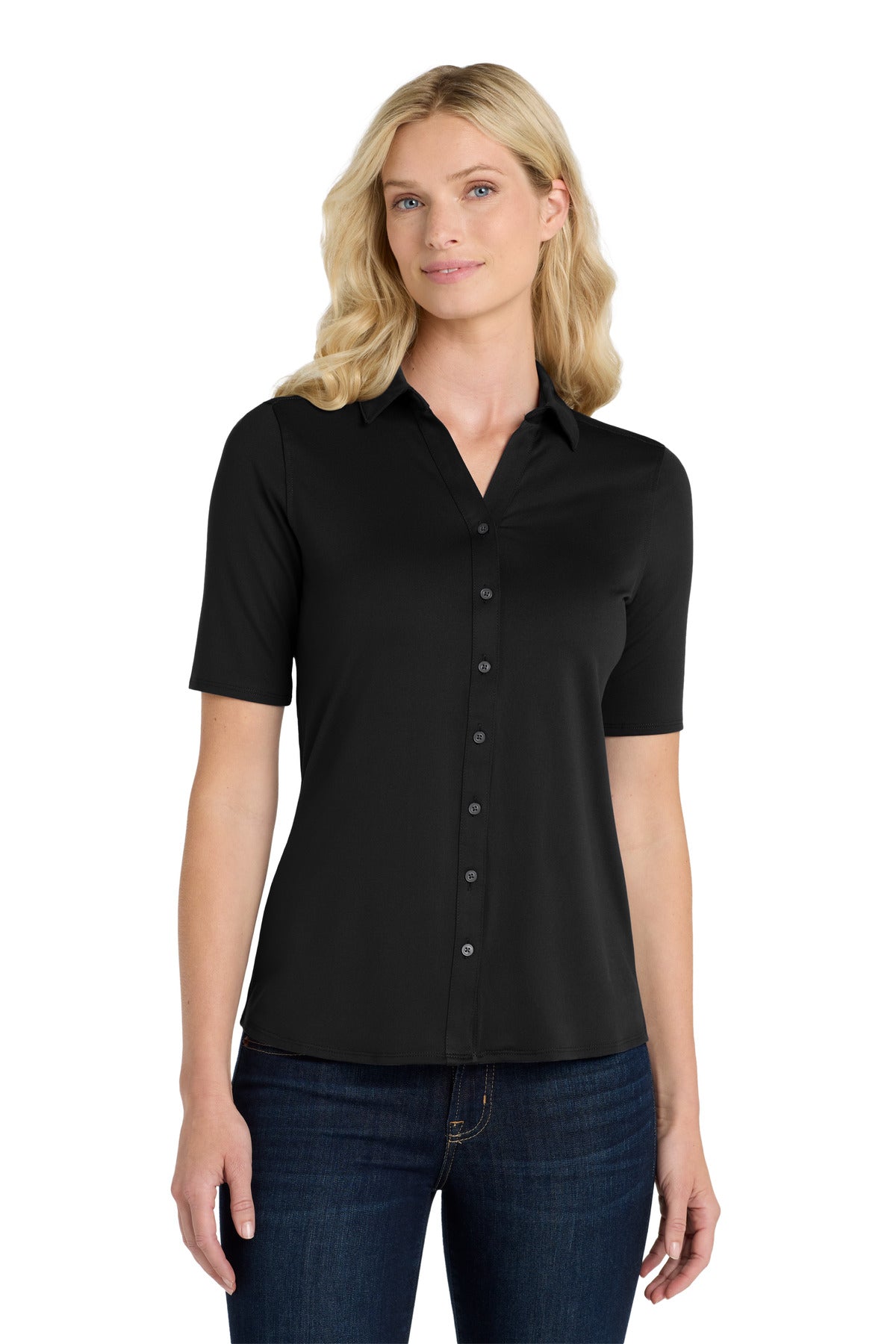 Port Authority® Women's City Stretch Top. LK682 - Black - 3XL