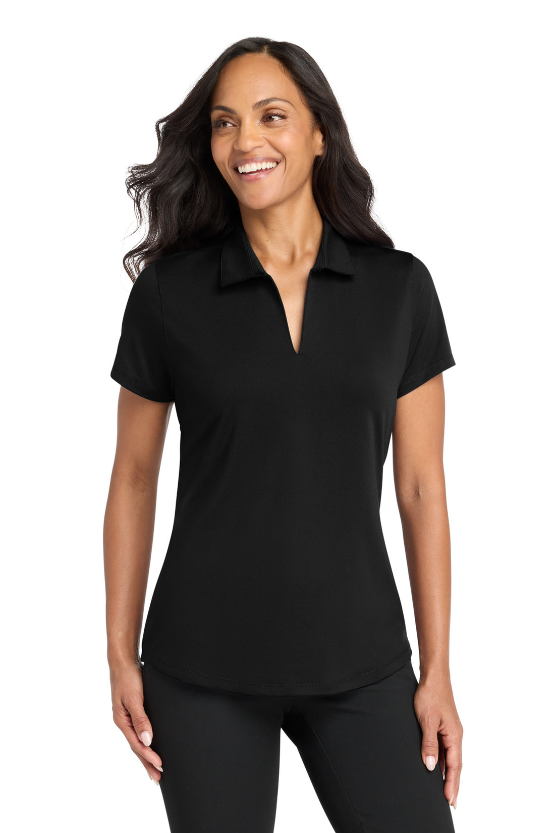 Port Authority® Women's City Stretch Polo LK683 - Black - 3XL