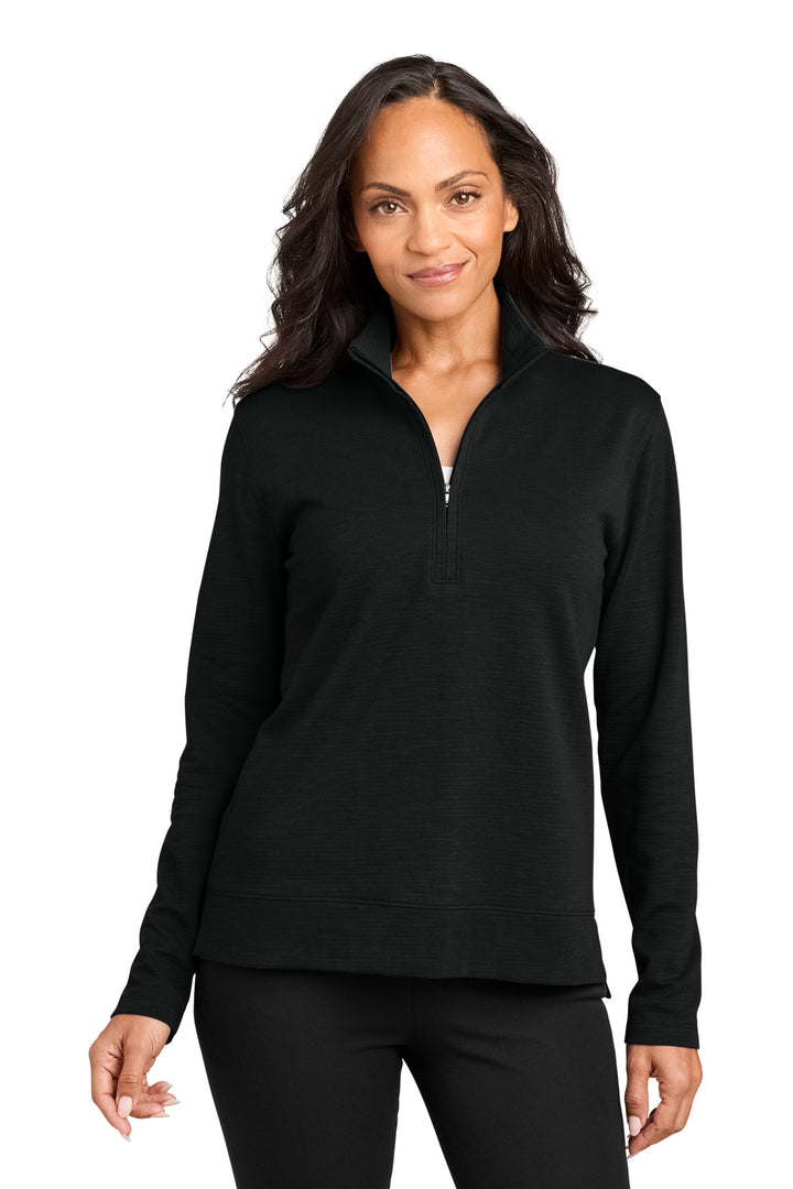 Port Authority® Women's Breakwater 1/4-Zip LK821 - Deep Black - 3XL