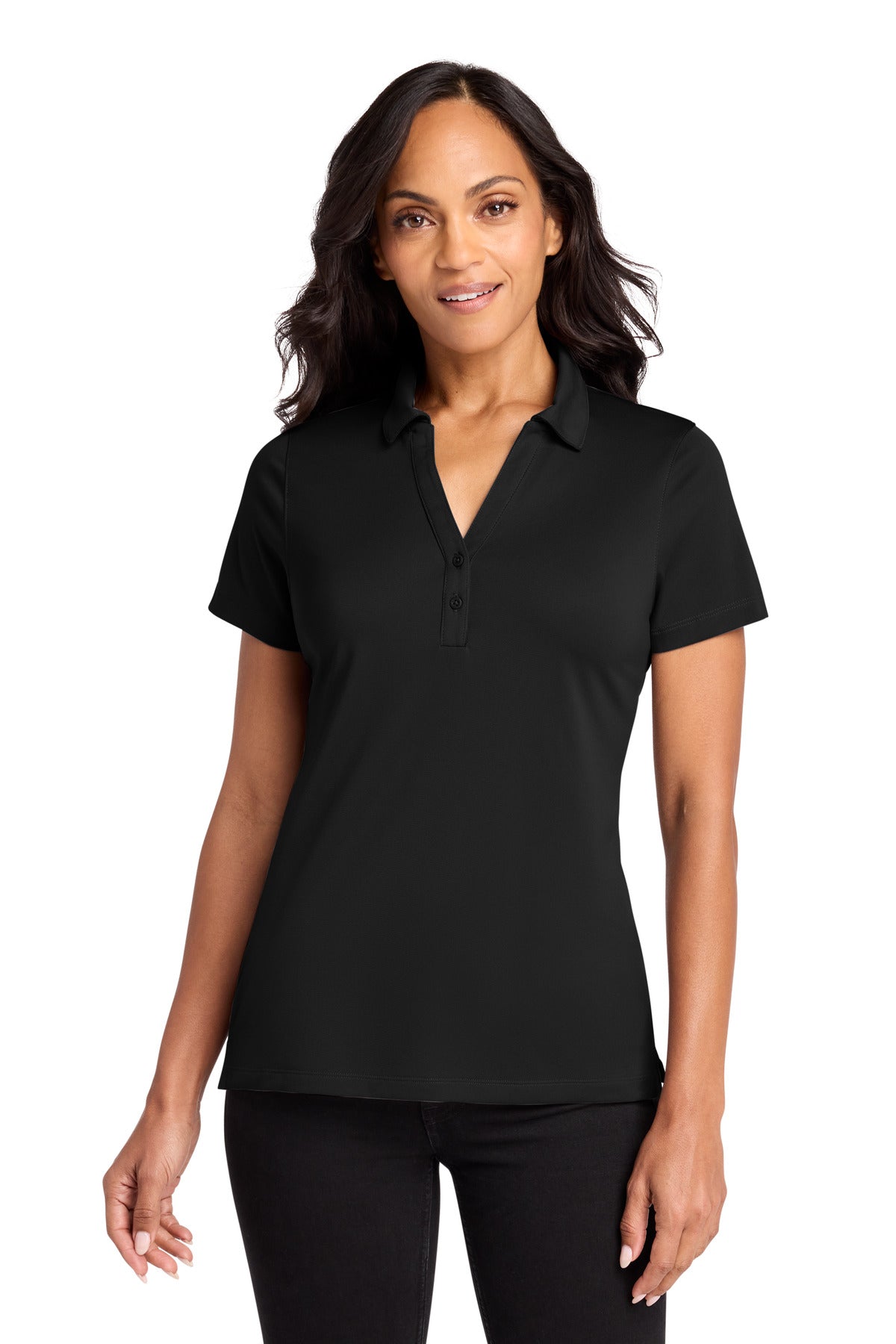 Port Authority® Women's C-FREE® Performance Polo LK863 - Deep Black - 3XL