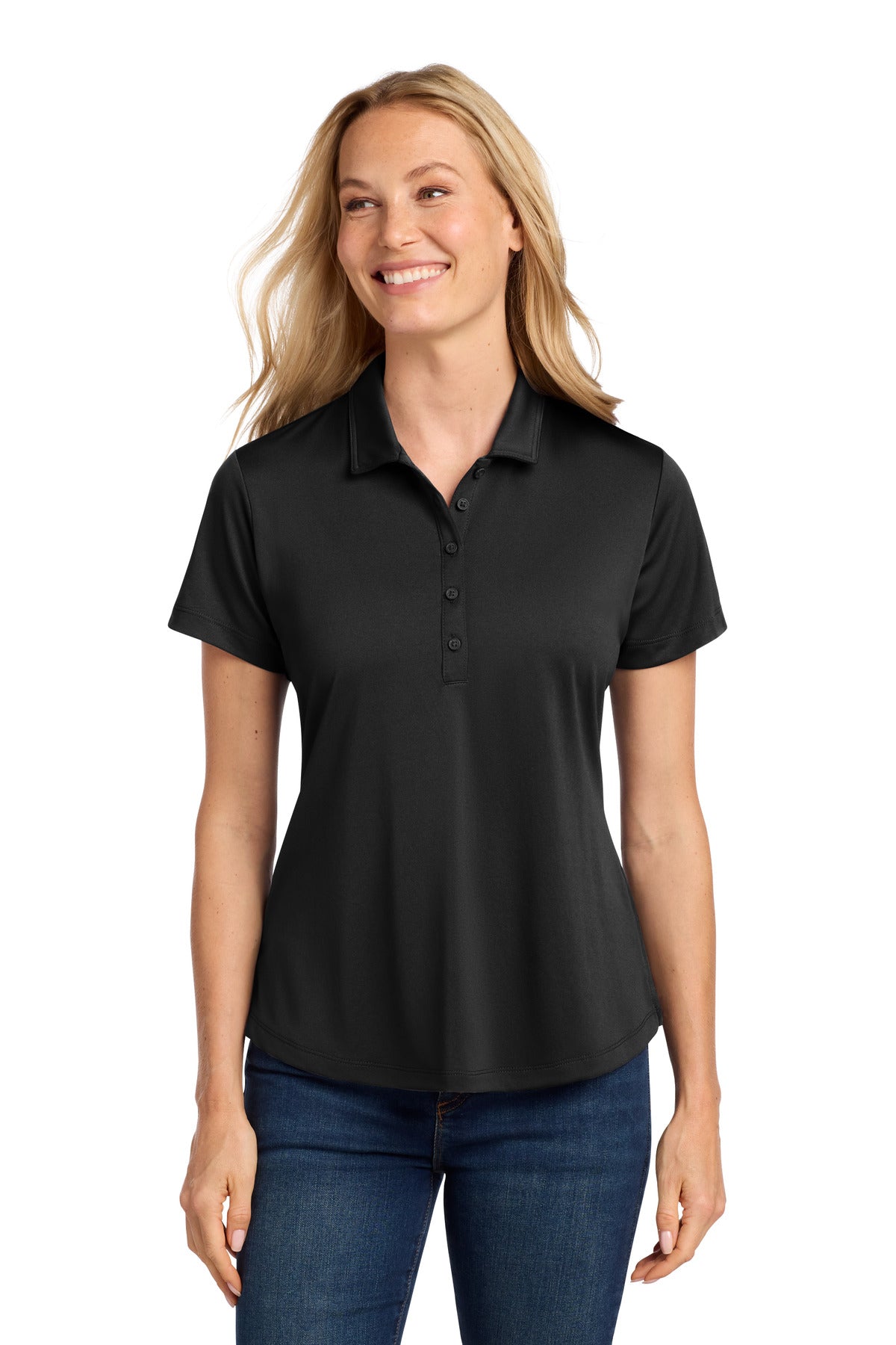 Port Authority® Women's C-FREE® Snag-Proof Polo LK864 - Deep Black - 3XL