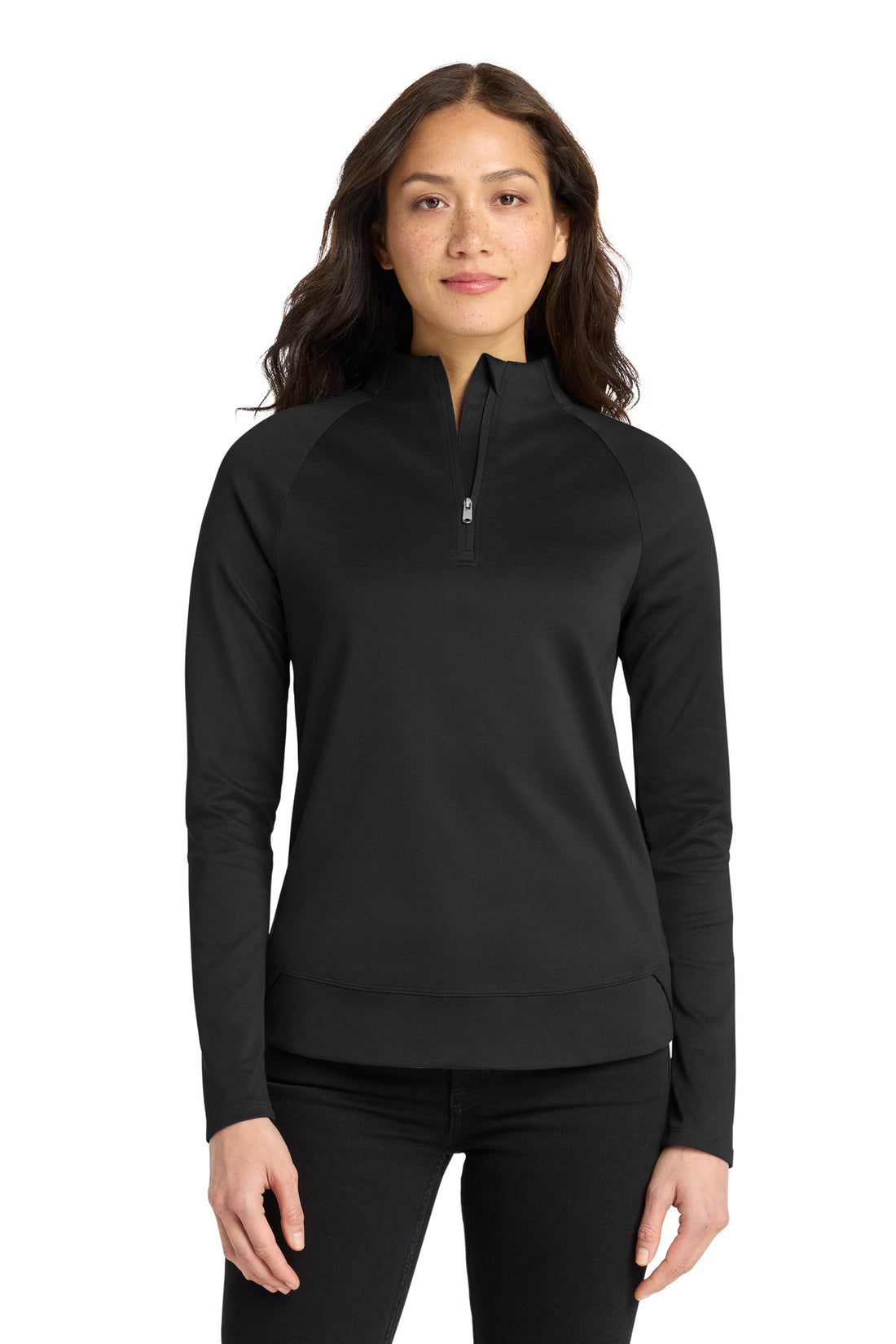 Port Authority® Women's C-FREE® Cypress 1/4-Zip LK870 - Deep Black - 3XL