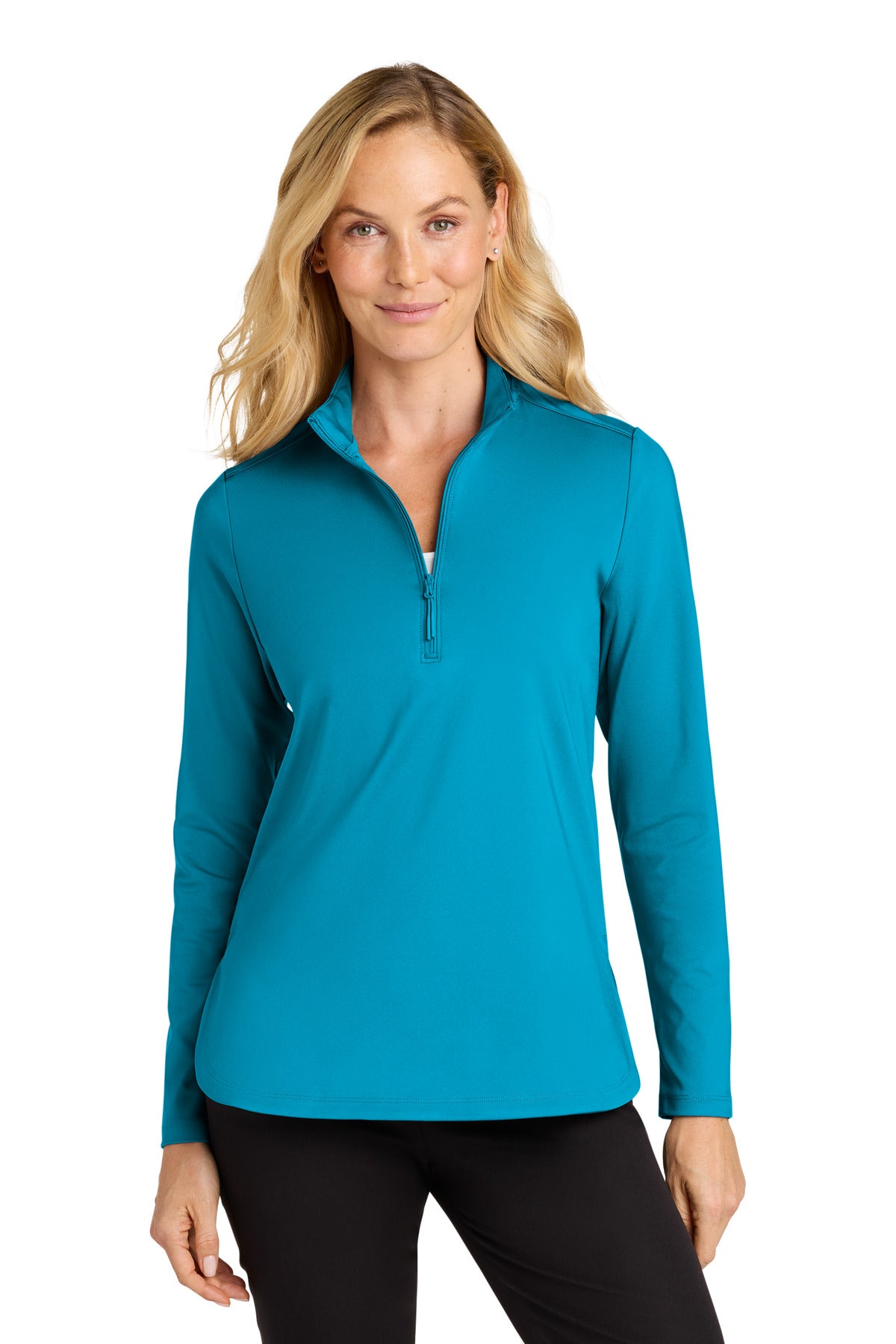 Port Authority® Women's C-FREE® Double Knit 1/4-Zip LK880