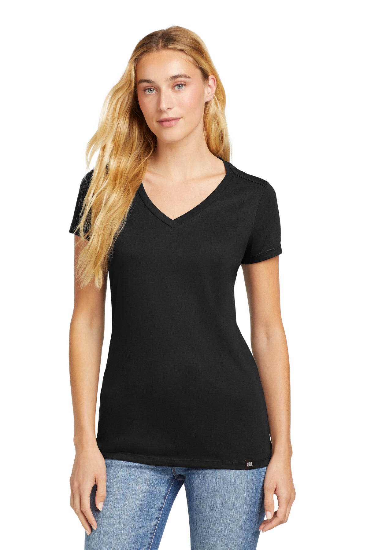 New Era ® Women's Heritage Blend V-Neck Tee. LNEA101 - Black - 2XL