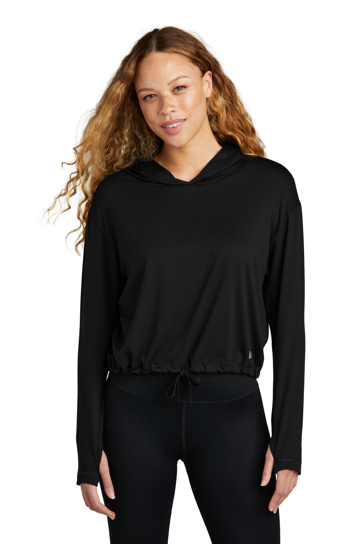 New Era® Women's Power Long Sleeve Hoodie LNEA229 - Black - 2XL