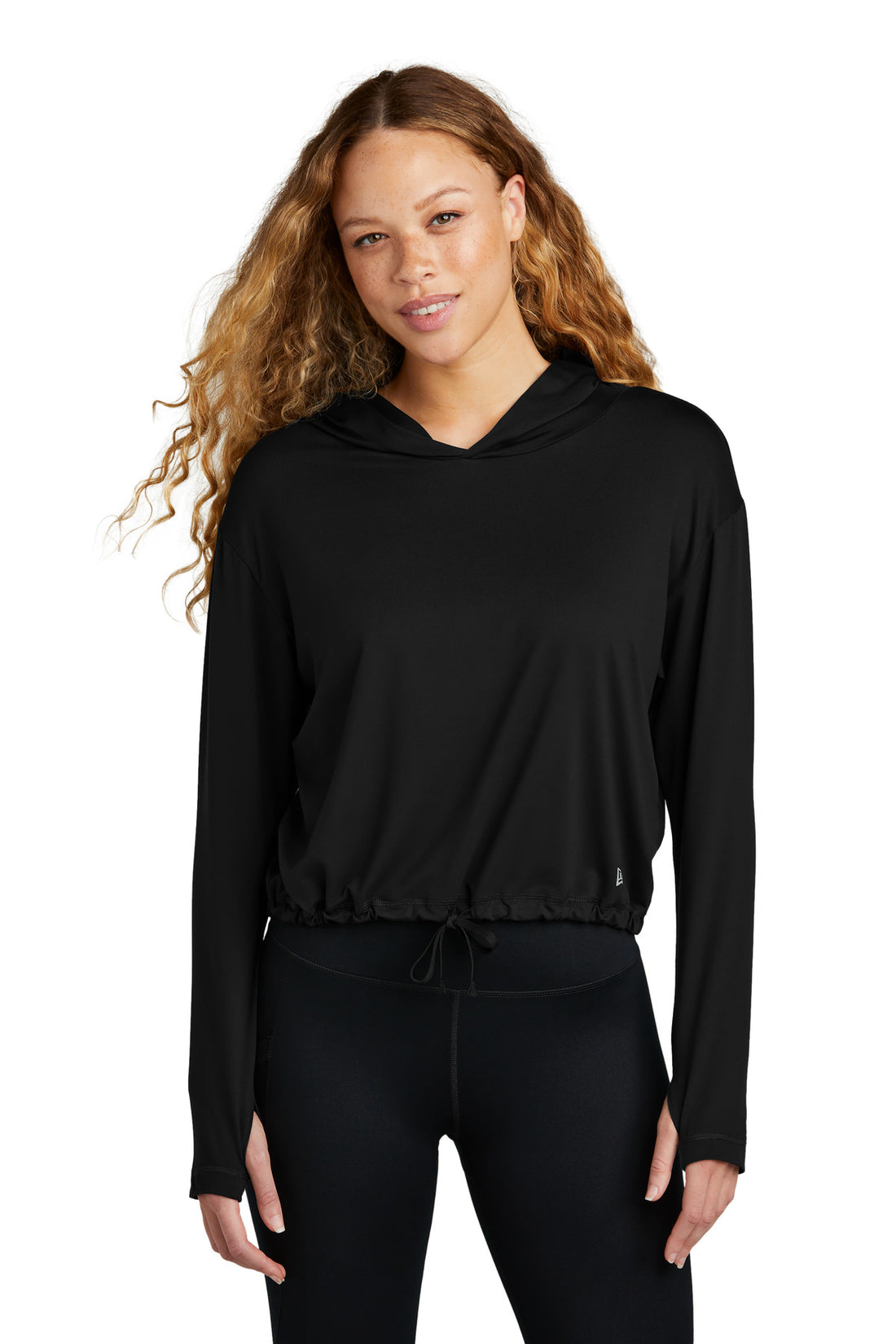 New Era® Women's Power Long Sleeve Hoodie LNEA229 - Black - 2XL