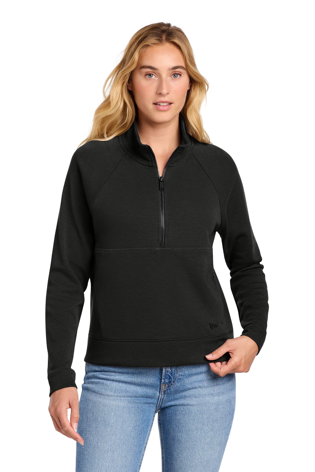 New Era® Women's STS 1/2-Zip LNEA541 - Black - 2XL