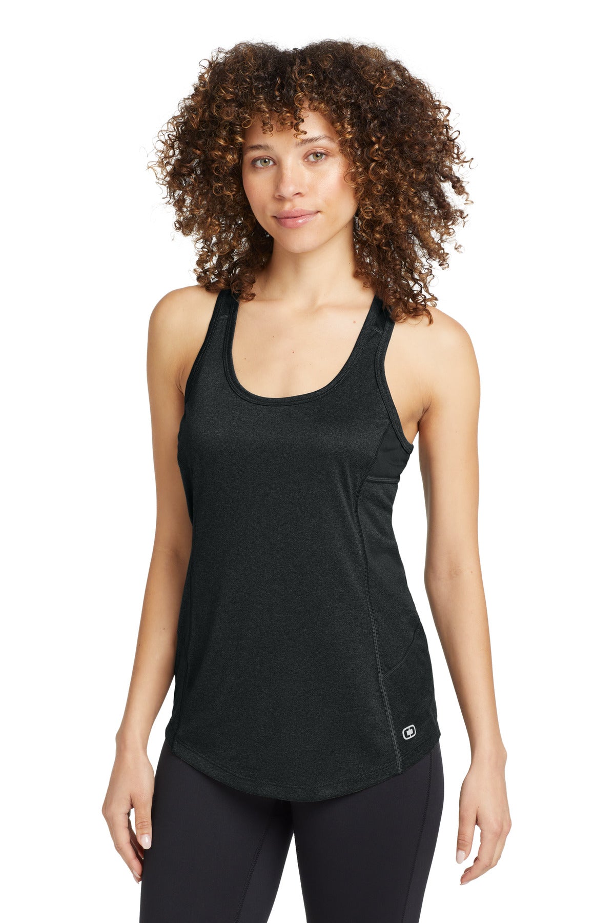 OGIO® Women's Racerback Pulse Tank. LOE322 - Blacktop - 2XL