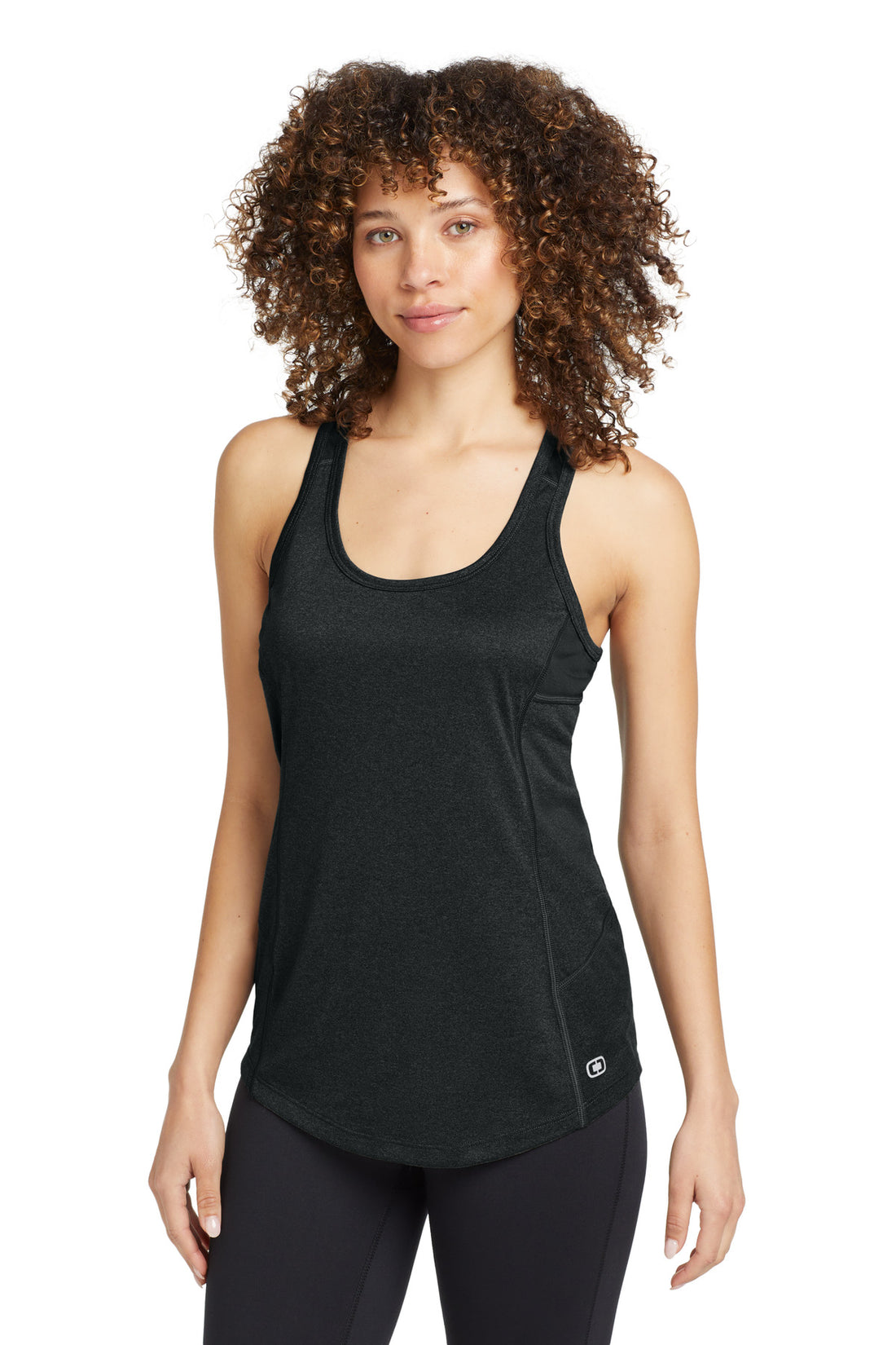 OGIO® Women's Racerback Pulse Tank. LOE322 - Blacktop - 2XL