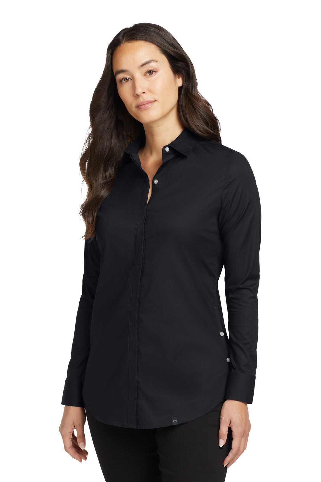 OGIO ® Women's Commuter Woven Tunic. LOG1002 - Blacktop - 2XL