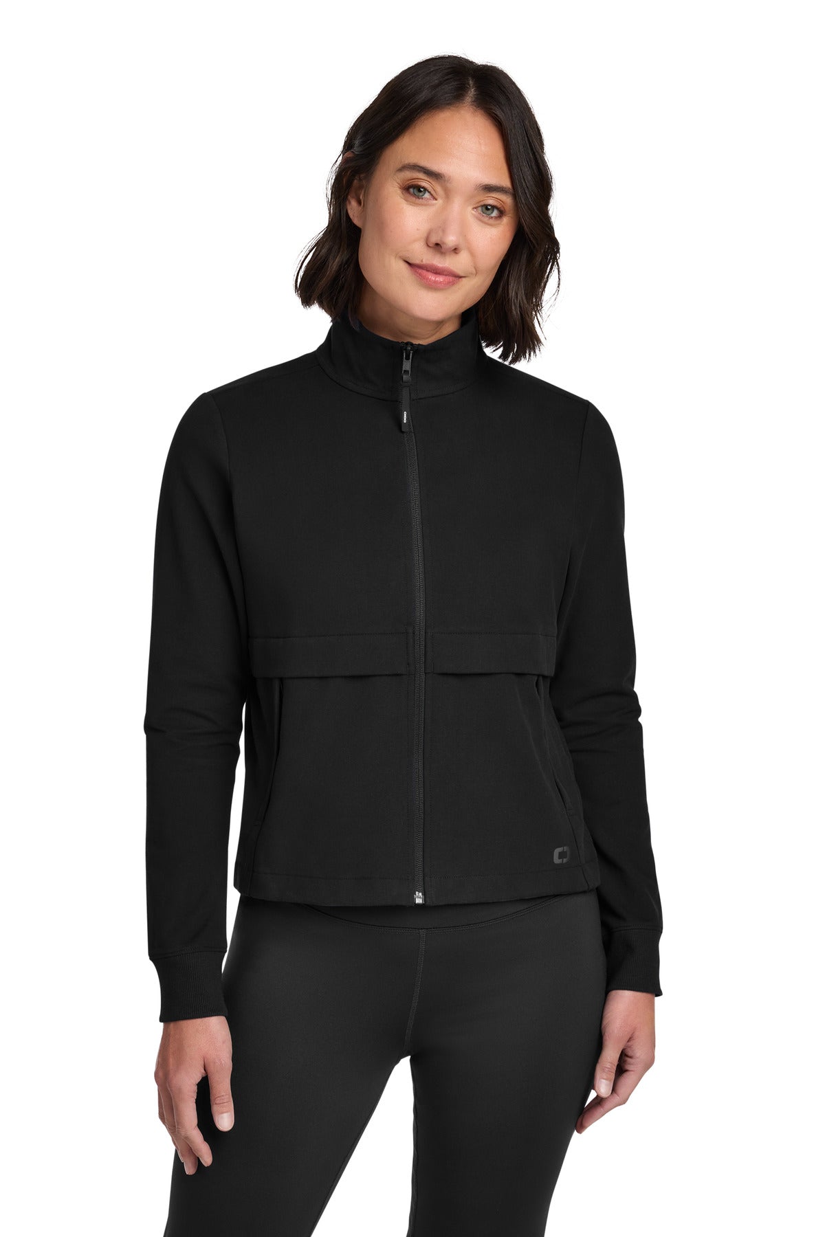OGIO® Women's Outstretch Full-Zip LOG830 - Blacktop - 2XL