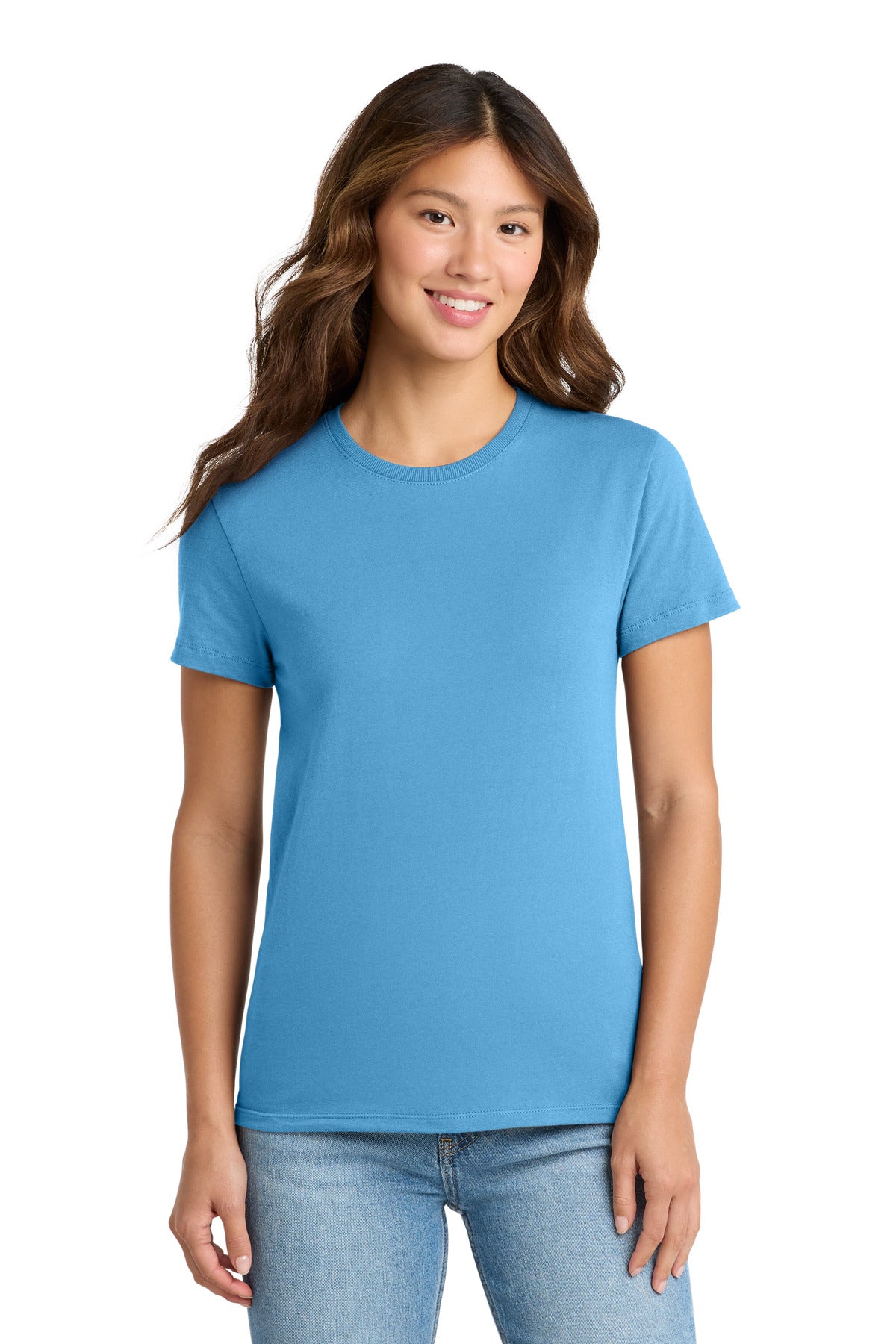 Port & Co® Women's Essential Tee. LPC61 - Aquatic Blue - XS