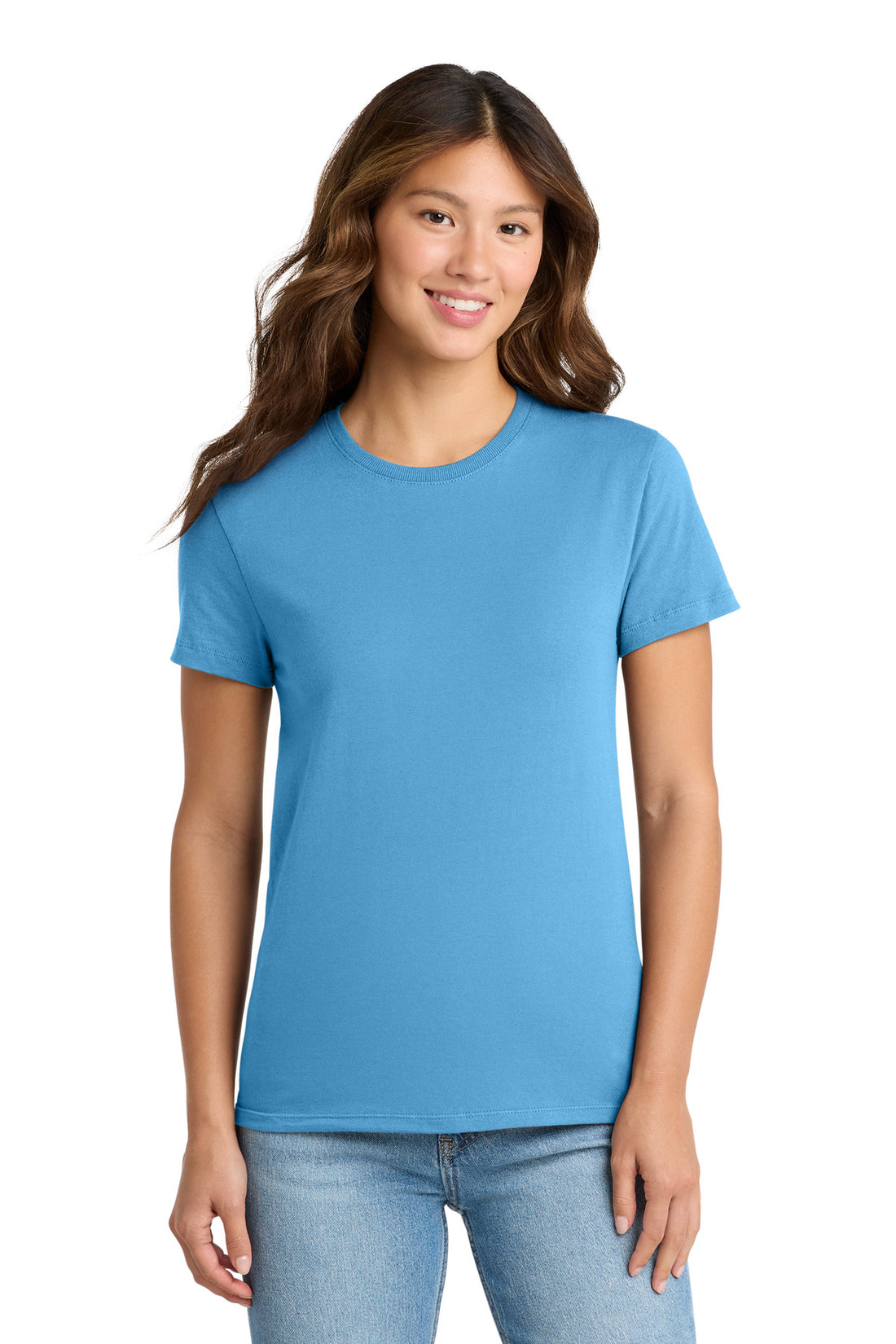 Port & Co® Women's Essential Tee. LPC61 - Aquatic Blue - XS