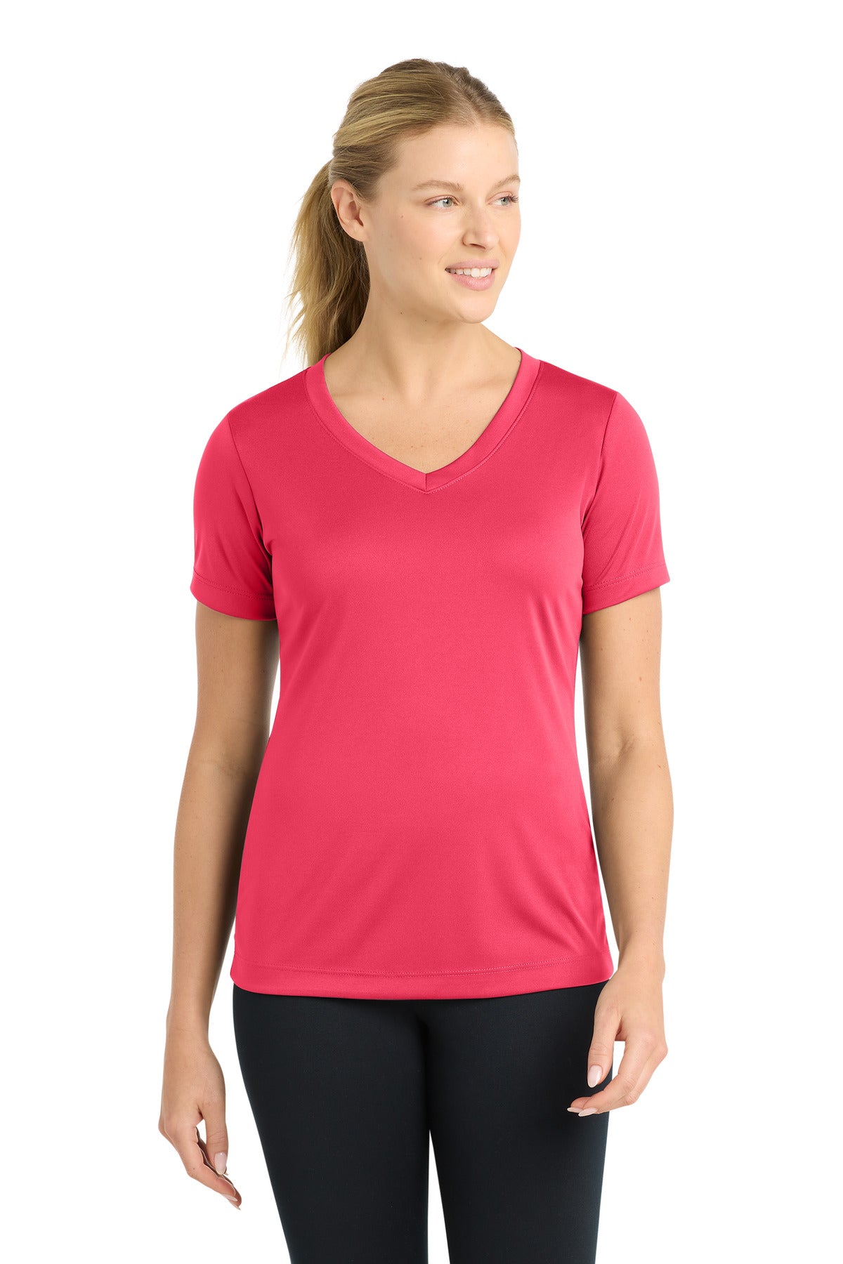 Sport-Tek® Women's PosiCharge® Competitor V-Neck Tee. LST353