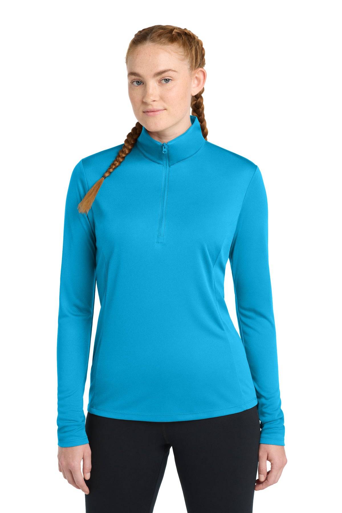 Sport-Tek® Women's PosiCharge® Competitor 1/4-Zip Pullover. LST357 - Atomic Blue - XS