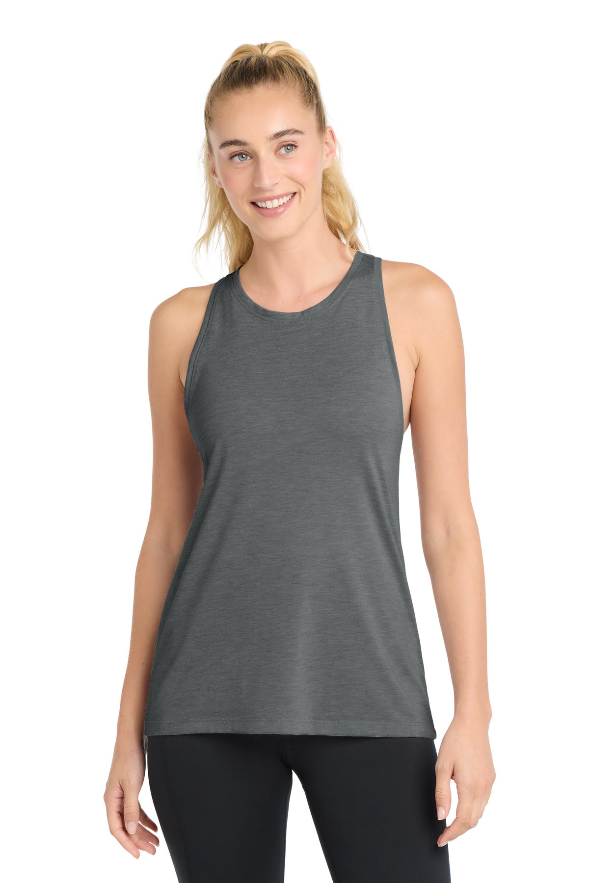Sport-Tek ® Women's PosiCharge ® Tri-Blend Wicking Tank. LST402
