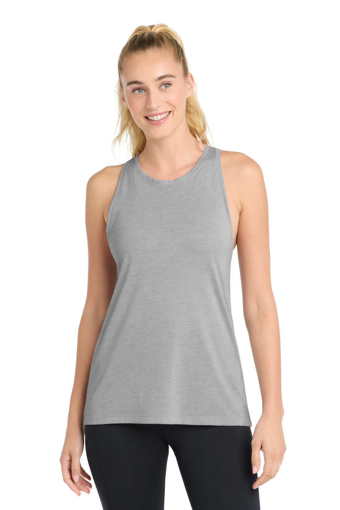 Sport-Tek ® Women's PosiCharge ® Tri-Blend Wicking Tank. LST402