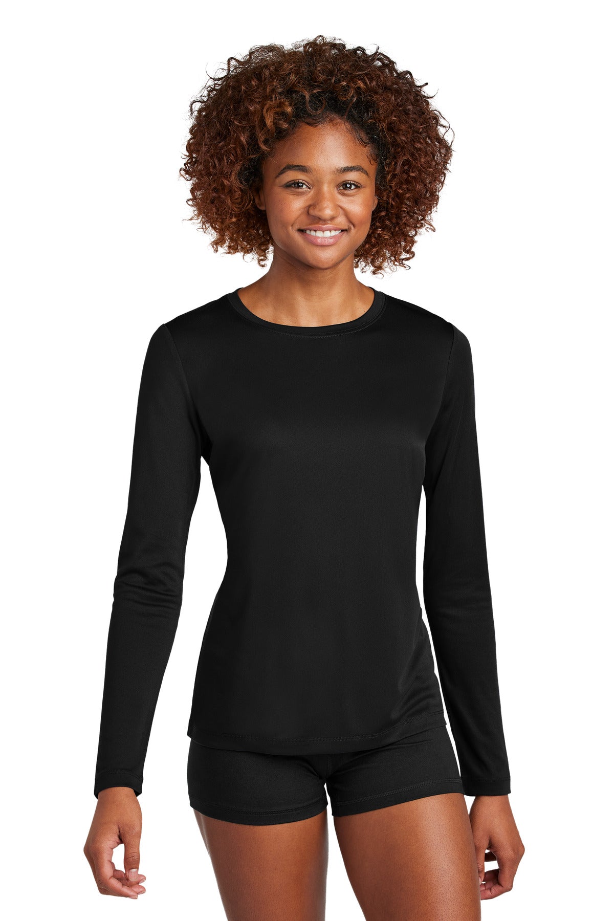 Sport-Tek® Women's Posi-UV® Pro Long Sleeve LST420LS - Black - 3XL
