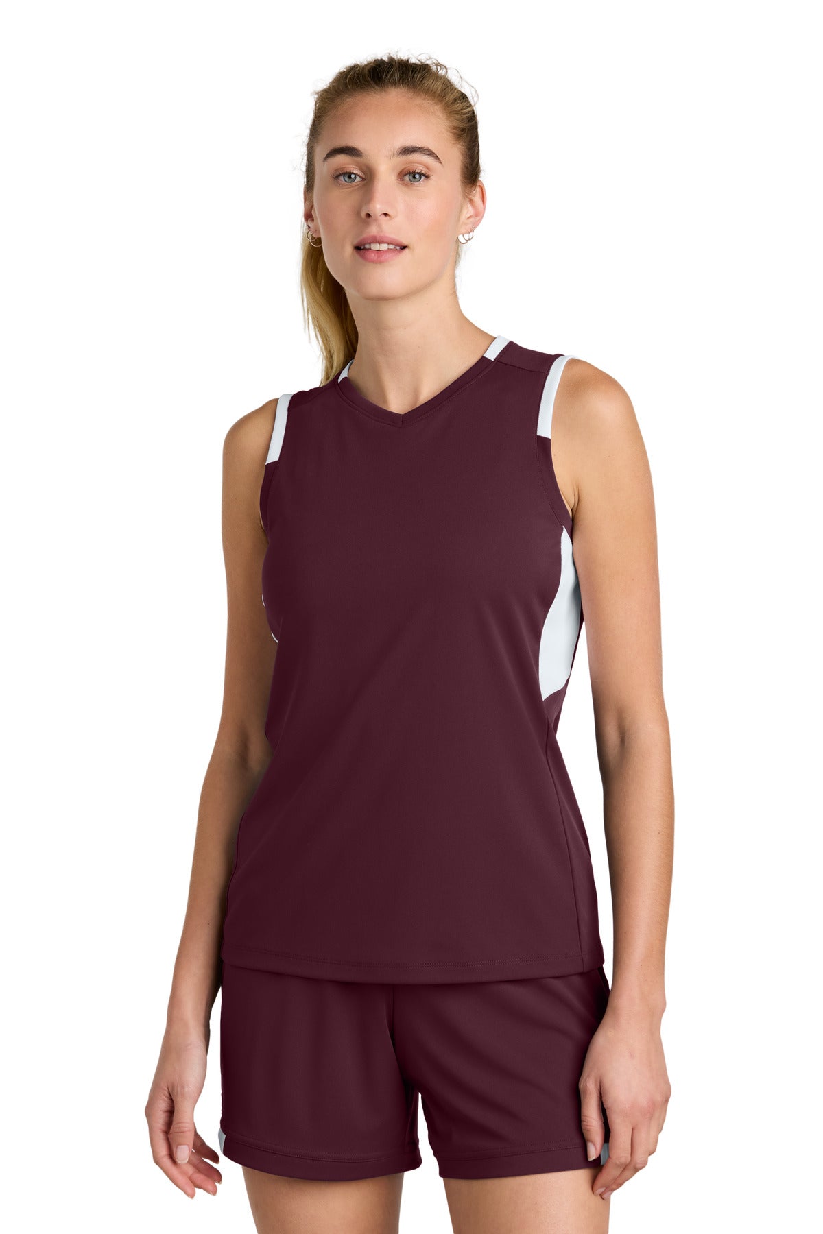 Sport-Tek® Women's Club Sleeveless V-Neck LST441
