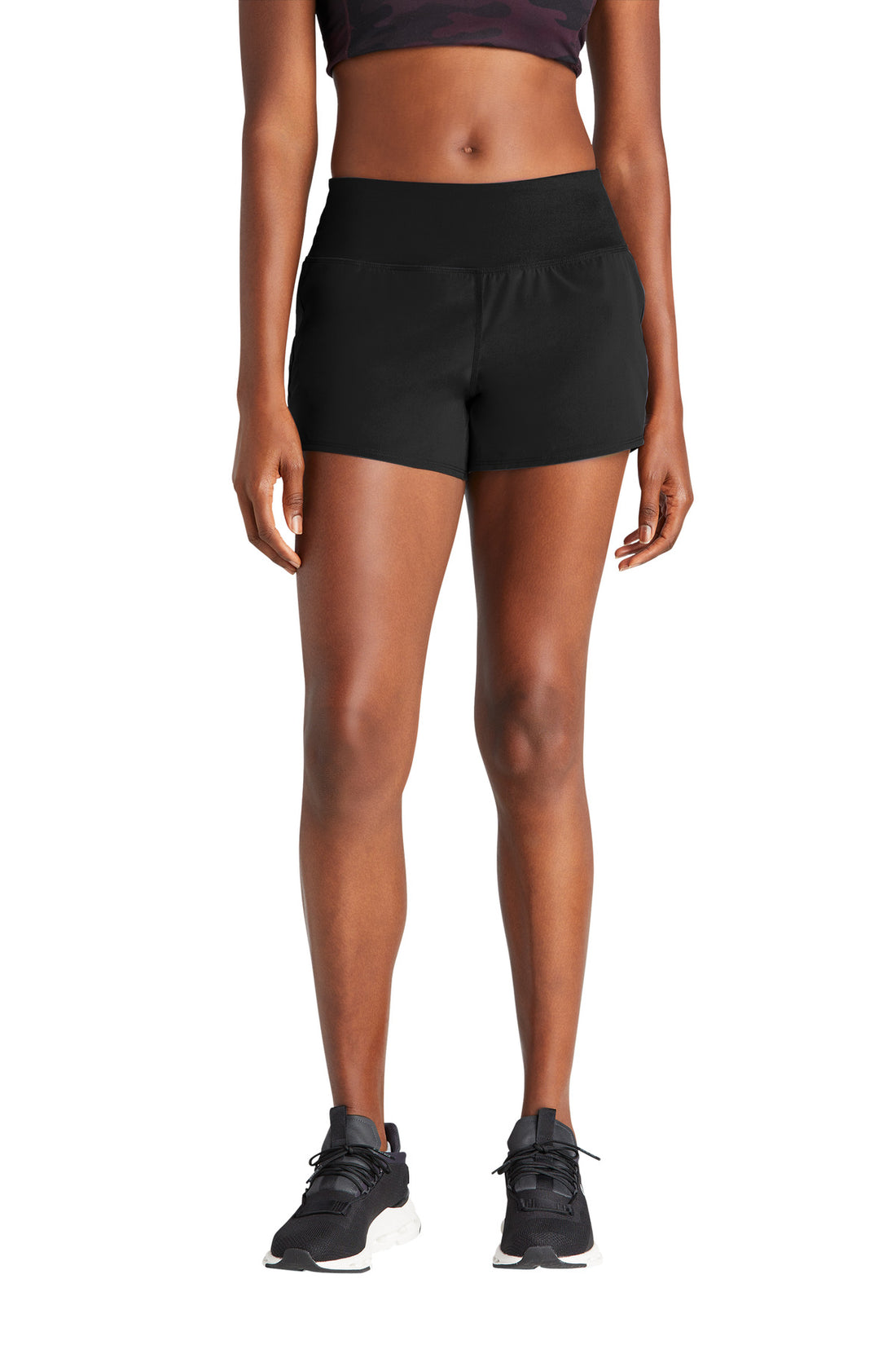 Sport-Tek® Women's Repeat Short LST485 - Black - 3XL