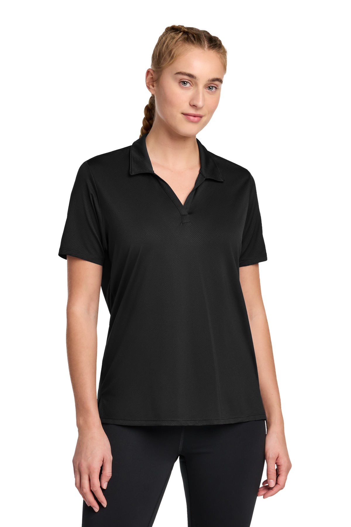 Sport-Tek® Women's Sideline Polo LST535 - Black - 3XL