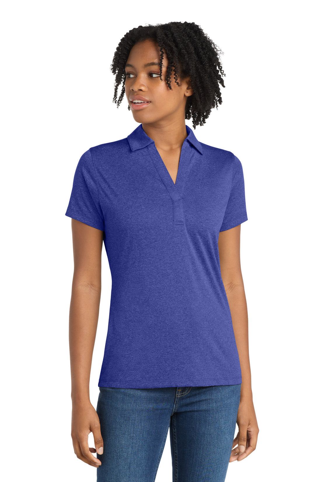 Sport-Tek® Women's Heather Contender Polo. LST660