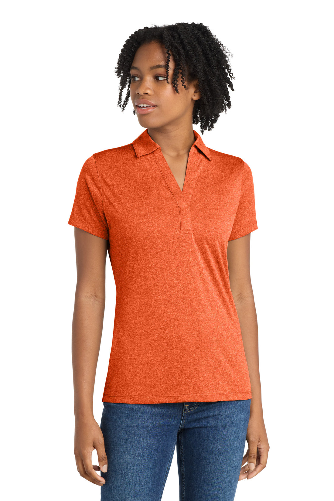 Sport-Tek® Women's Heather Contender Polo. LST660