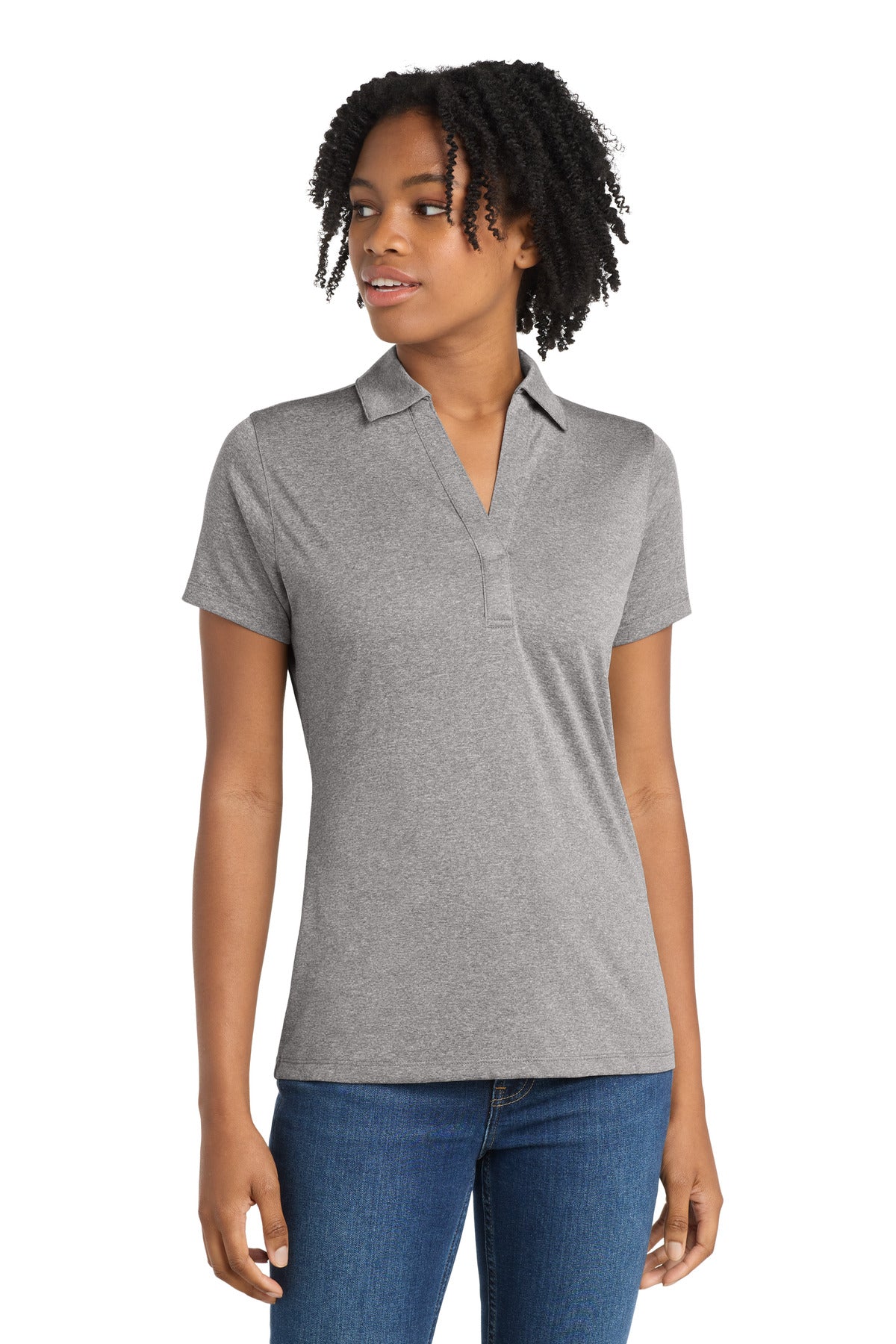 Sport-Tek® Women's Heather Contender Polo. LST660