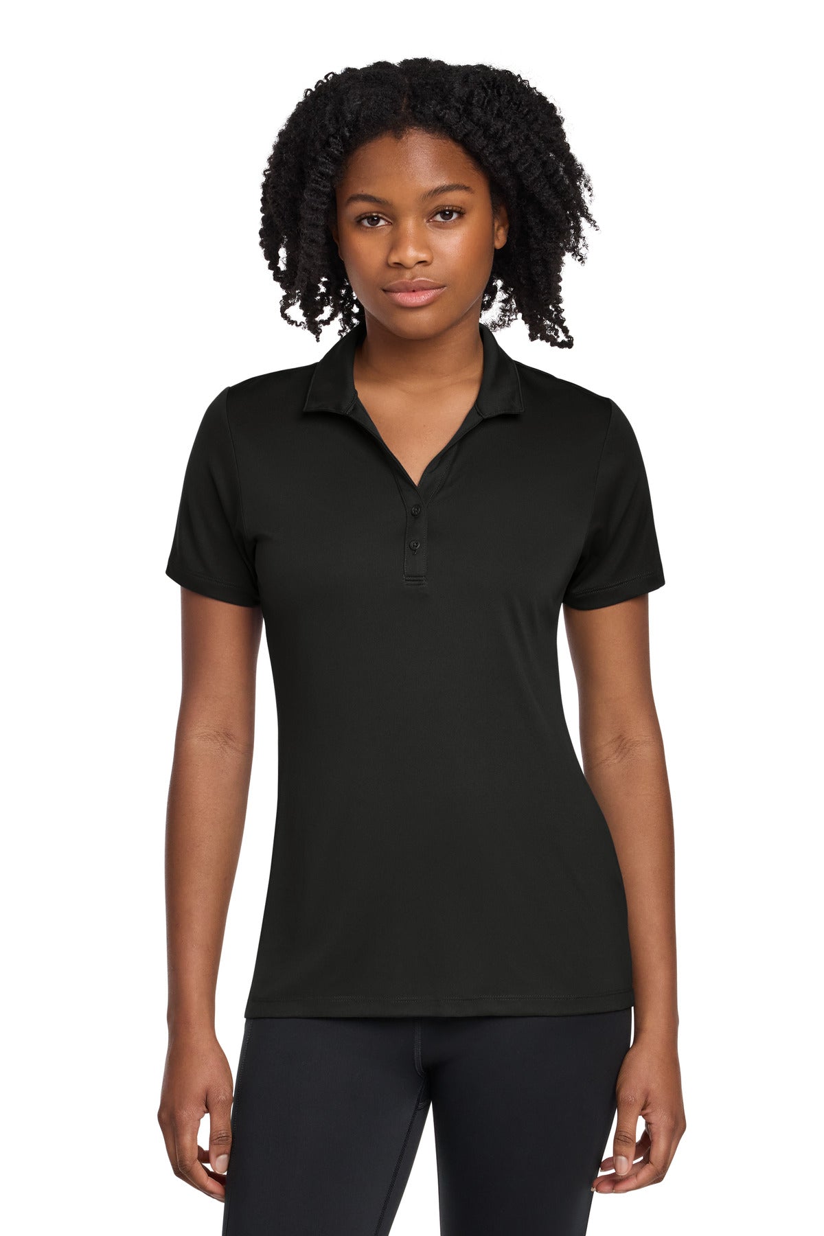 Sport-Tek® Women's PosiCharge® Re-Compete Polo LST725 - Black - 3XL