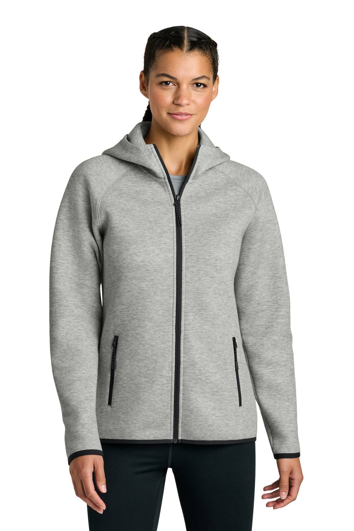 Sport-Tek® Women's Phenom Full-Zip Hoodie LST840 - Athletic Heather - 3XL