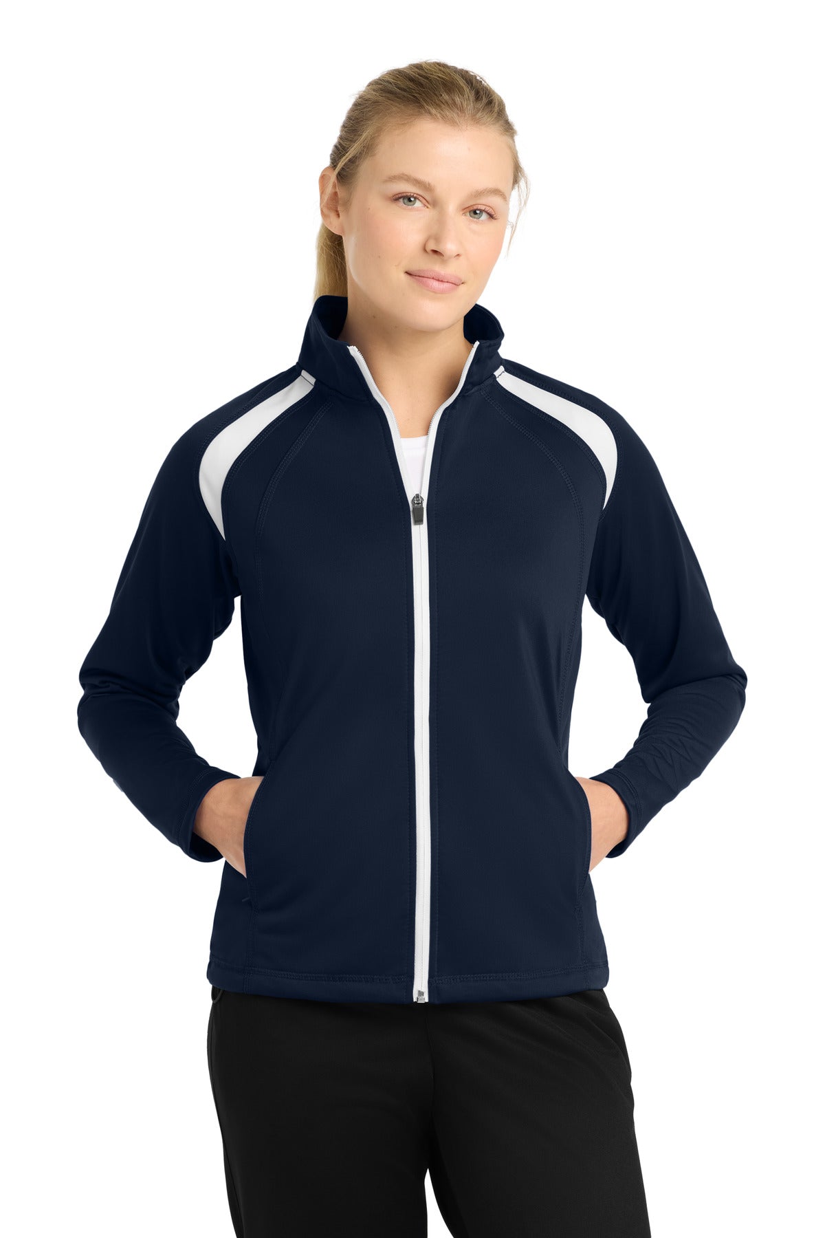 Sport-Tek® Women's Tricot Track Jacket. LST90