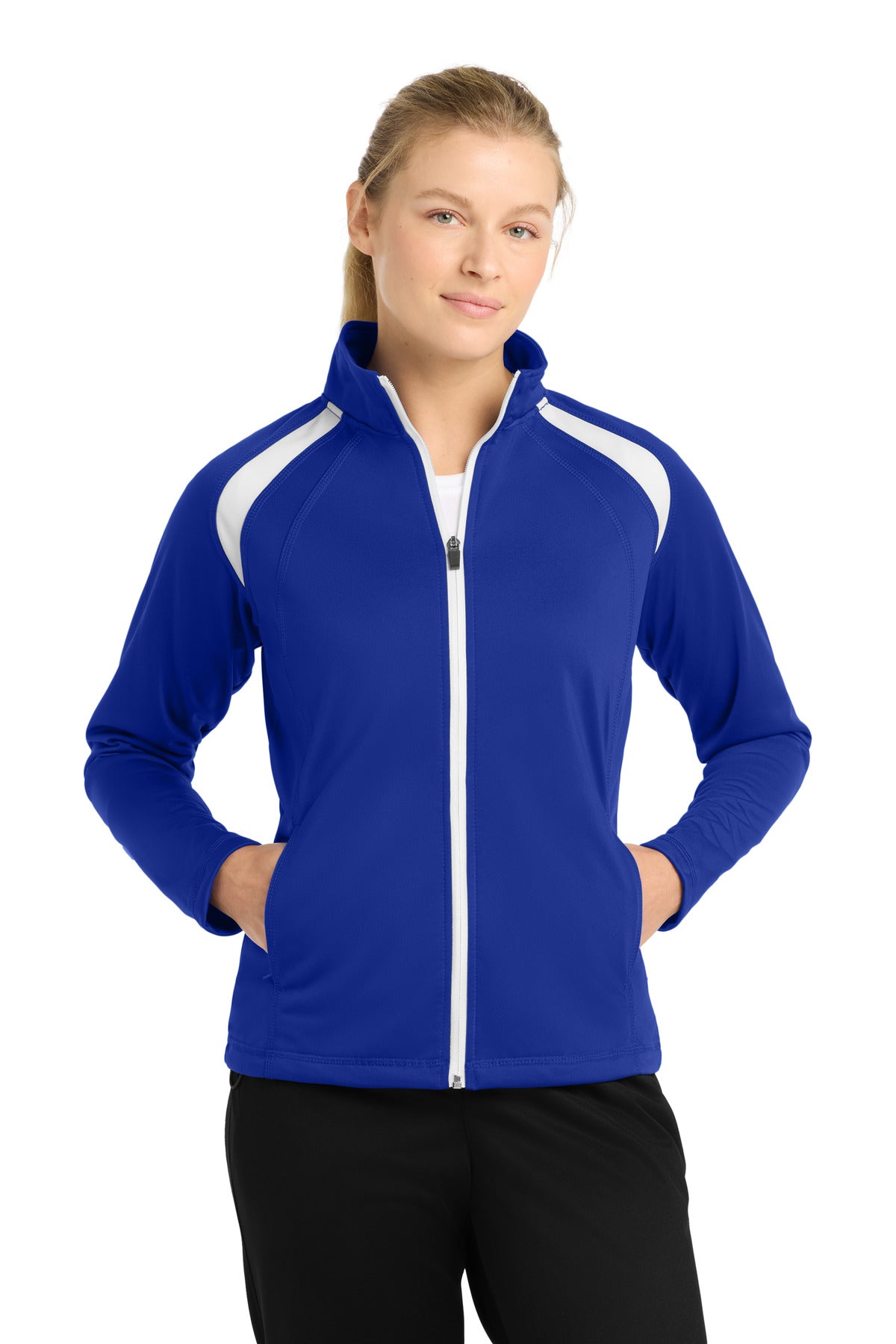 Sport-Tek® Women's Tricot Track Jacket. LST90