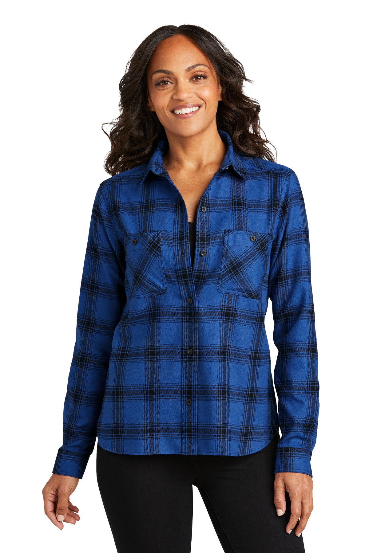 Port Authority® Women's Plaid Flannel Shirt LW669