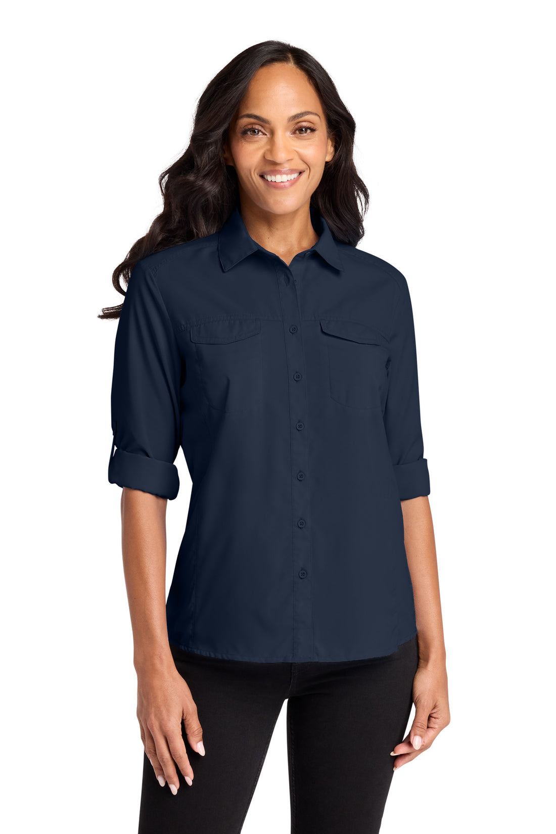 Port Authority® Women's Long Sleeve UV Daybreak Shirt LW960
