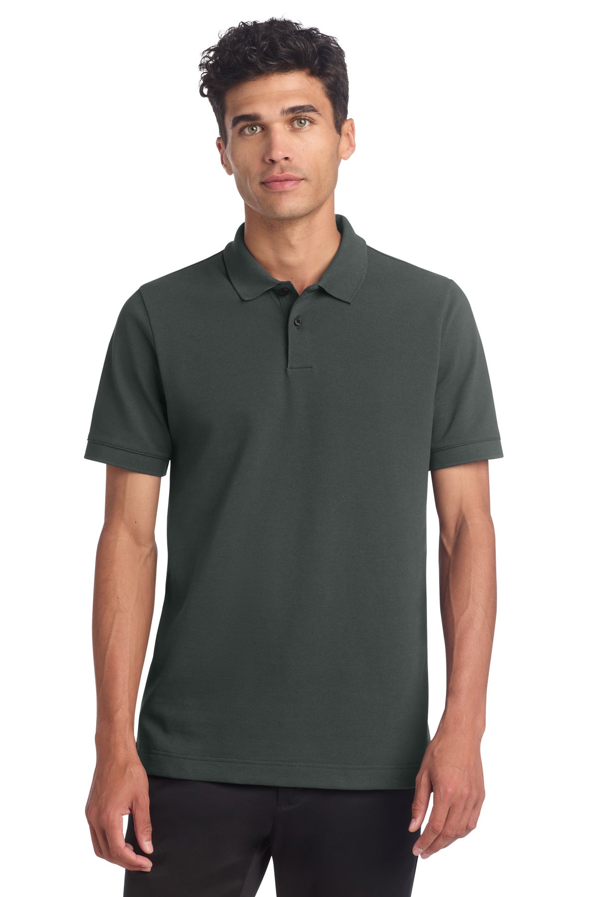Mercer+Mettle® Stretch Heavyweight Pique Polo MM1000 - Anchor Grey - 2XL