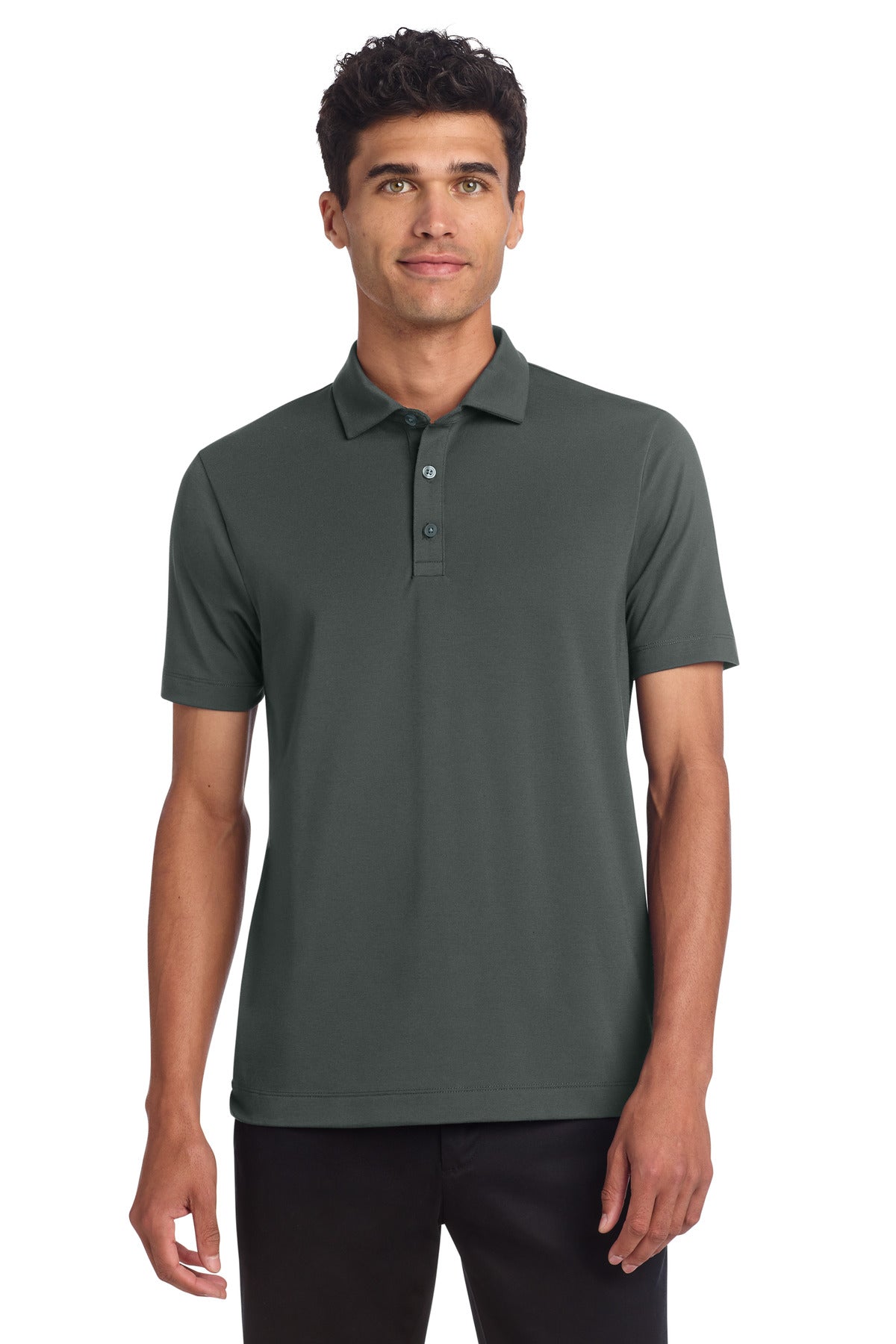Mercer+Mettle® Stretch Jersey Polo MM1014 - Anchor Grey - 2XL