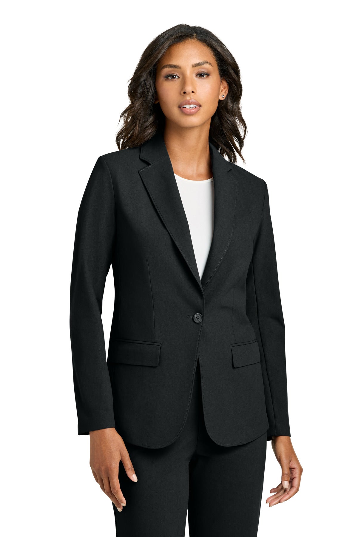 Mercer+Mettle® Women's Capital Tech Blazer MM3033 - Deep Black - 2XL