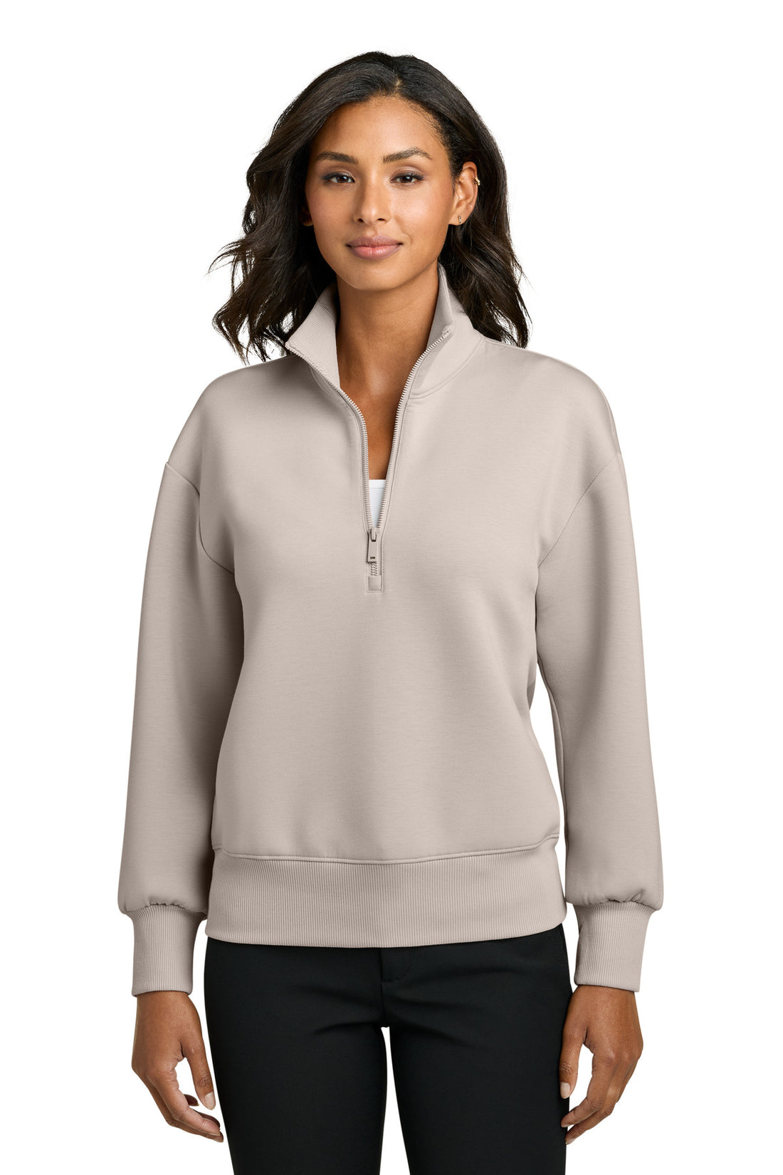 Mercer+Mettle® Women's Soft Spacer 1/4-Zip MM3101