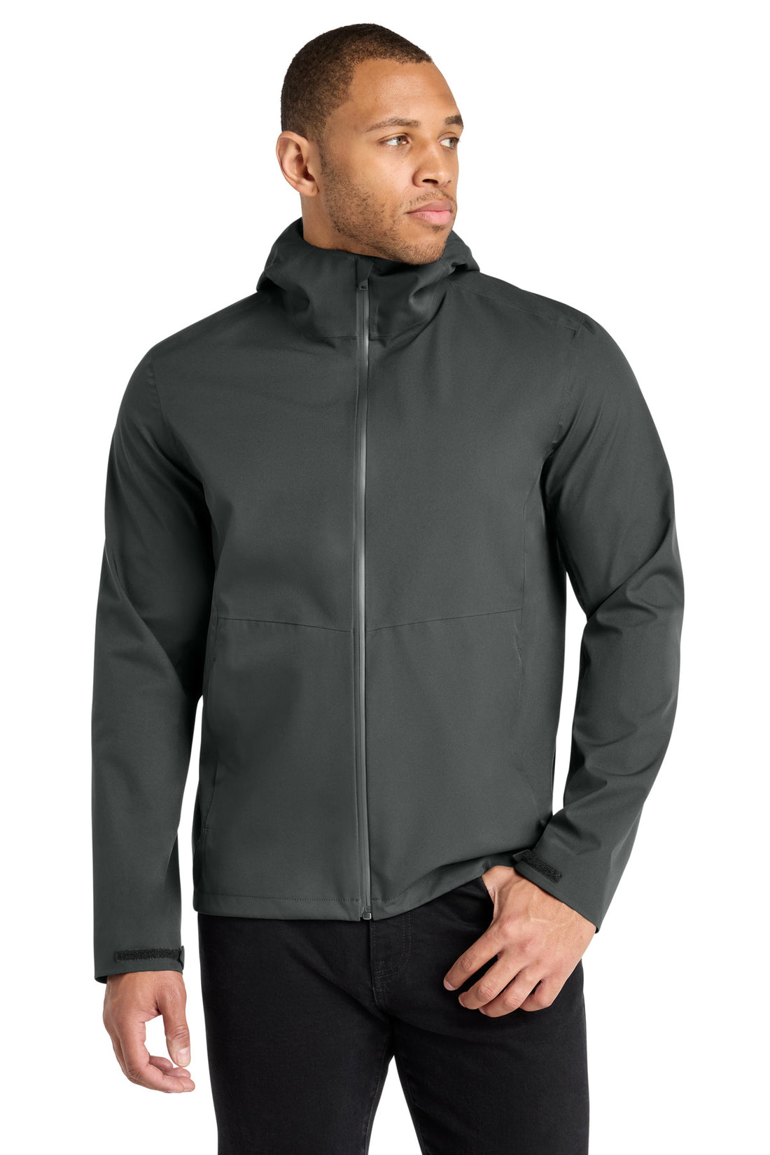 Mercer+Mettle® Waterproof Rain Shell MM7000 - Anchor Grey - 2XL