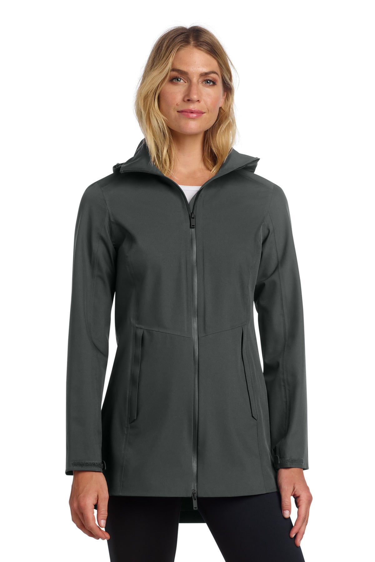 Mercer+Mettle® Women's Waterproof Rain Shell MM7001 - Anchor Grey - 2XL