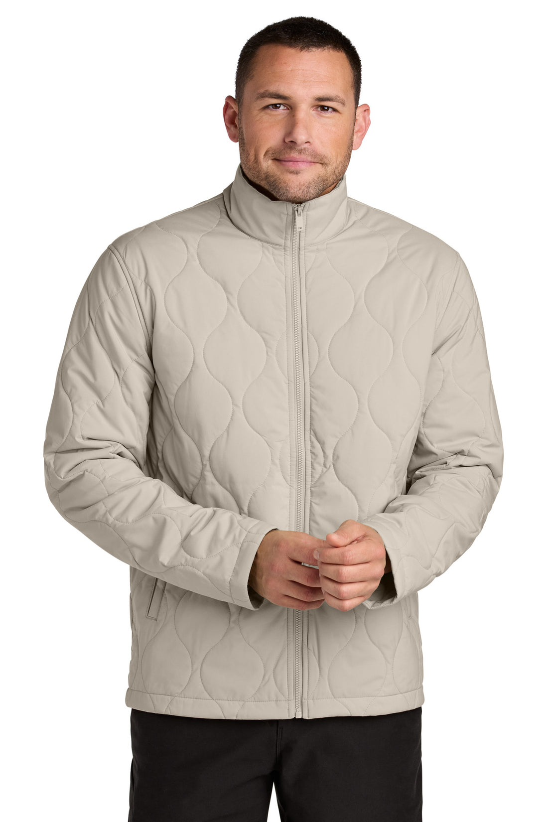 Mercer+Mettle® Quilted Liner Jacket MM7202 - Almond - 2XL
