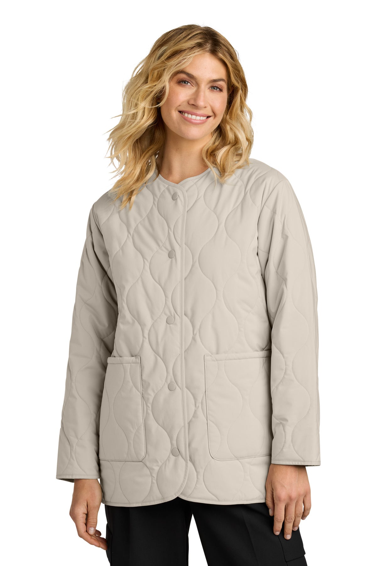 Mercer+Mettle® Women's Quilted Liner Jacket MM7203 - Almond - 2XL