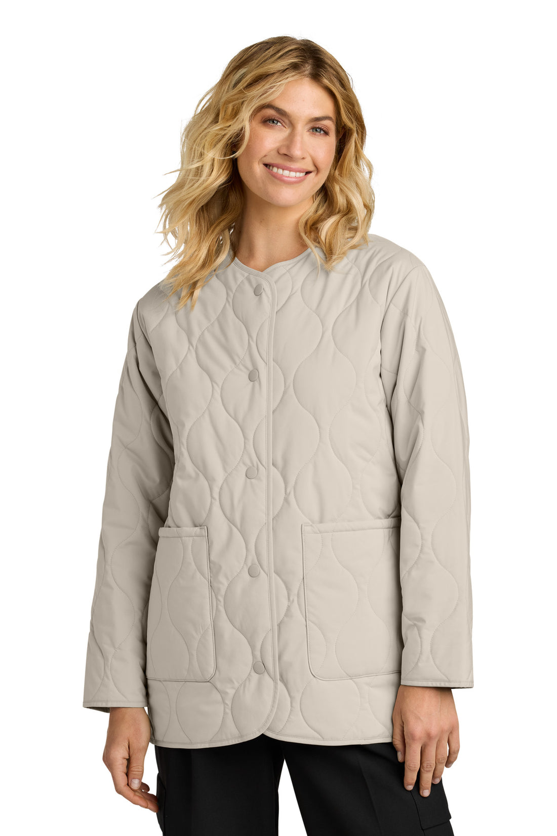 Mercer+Mettle® Women's Quilted Liner Jacket MM7203 - Almond - 2XL