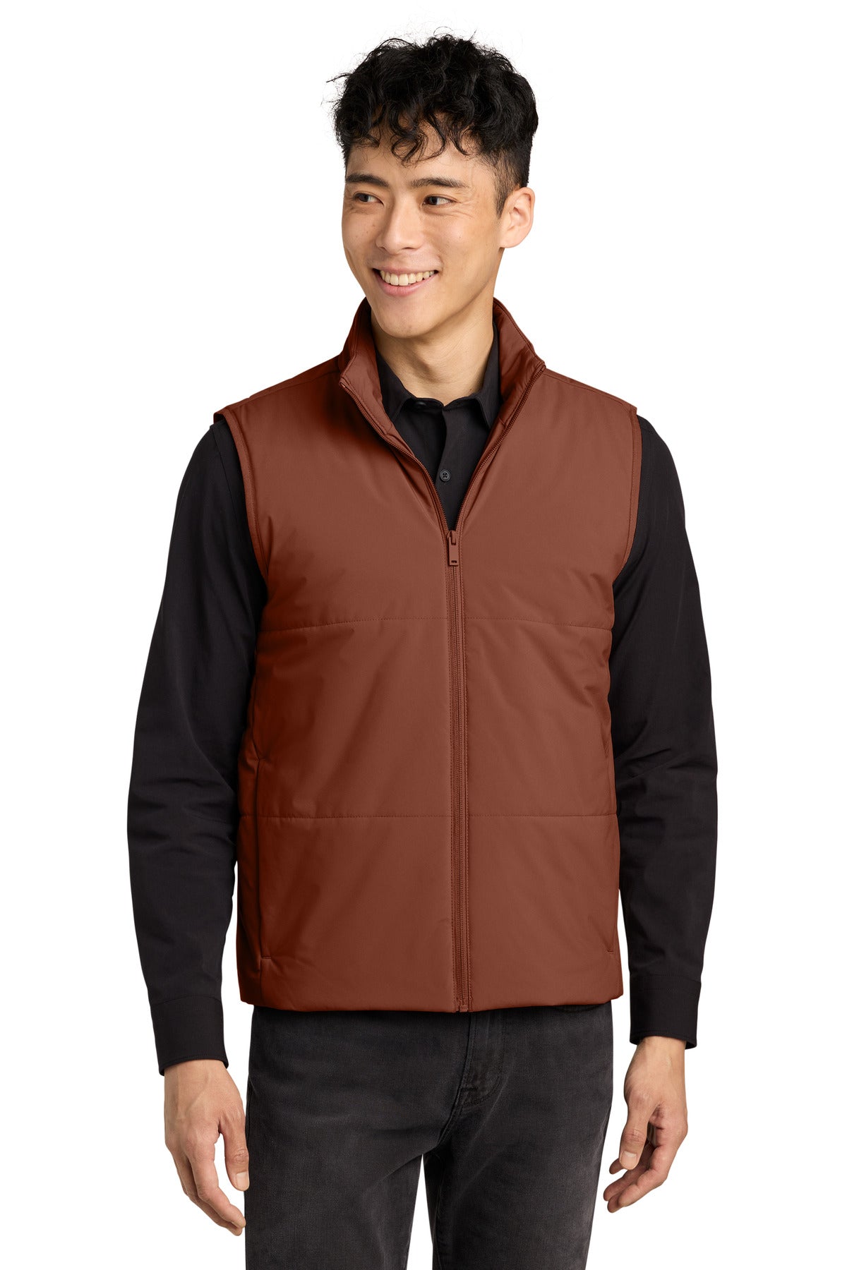 Mercer+Mettle® Brookline Quilted Vest MM7222 - Dark Sienna - 2XL